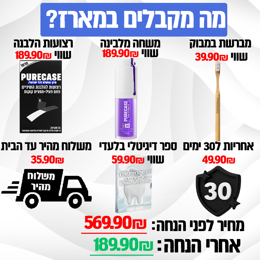 PureCase™- מארז ההלבנה שכבש את ישראל